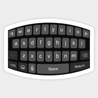 Standard telephone keypad Sticker